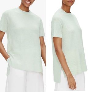 CLEARANCE *** Eileen fisher Organic Linen Blend Tunic Sweater Top FINAL PRICE